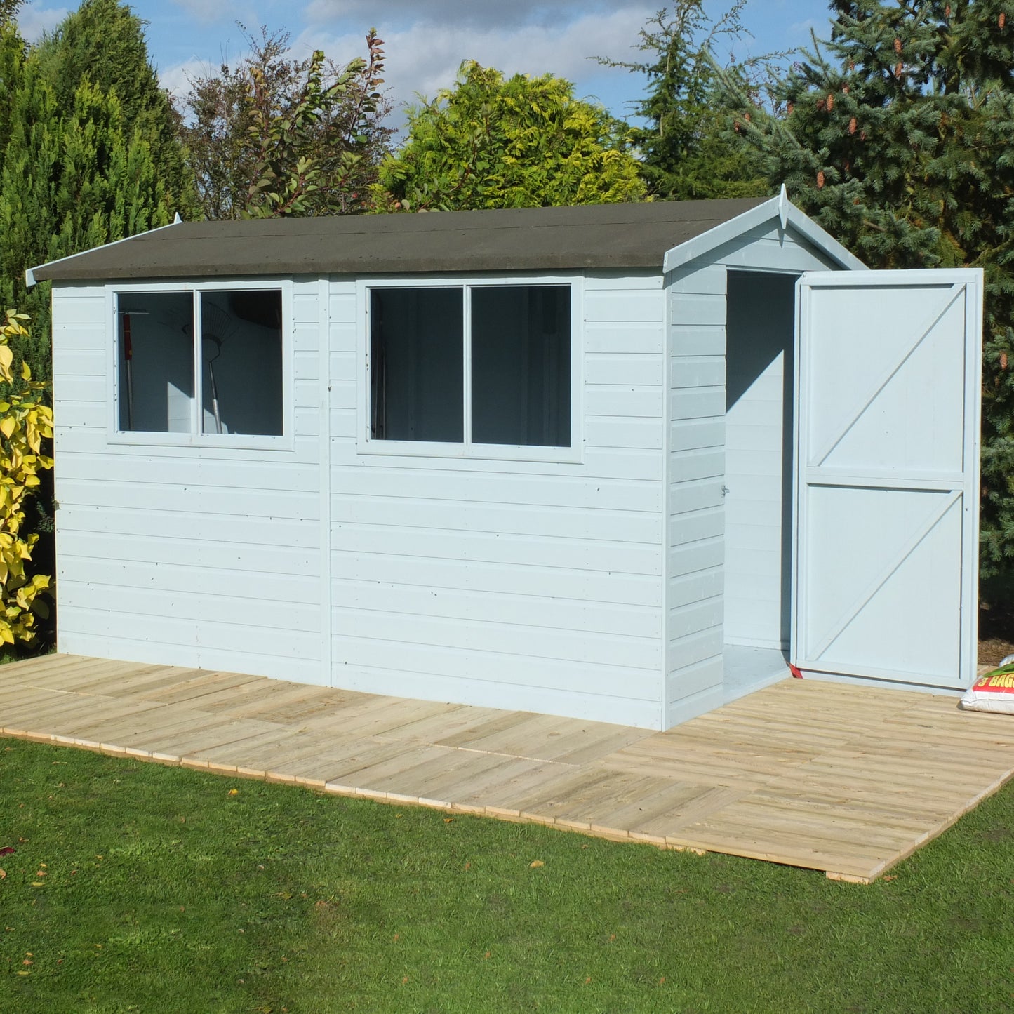 Shire Lewis 12x8 Single Door Loglap