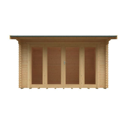 14x10 Highclere 44mm Log Cabin