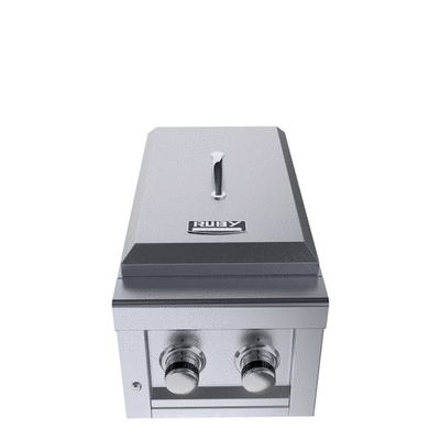 Sunstone Ruby Series 13" Slide-In Versa Double Burner – 304 Stainless Steel,