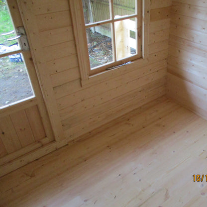 Shire Maulden with veranda 9x9 19mm Log Cabin