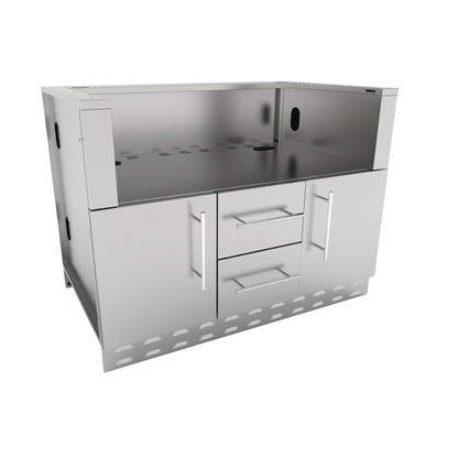 Sunstone 42" Hybrid Charcoal Grill Cabinet