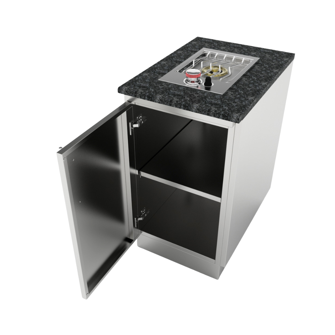 Sunstone Left Swing Door Cabinet with Shelf