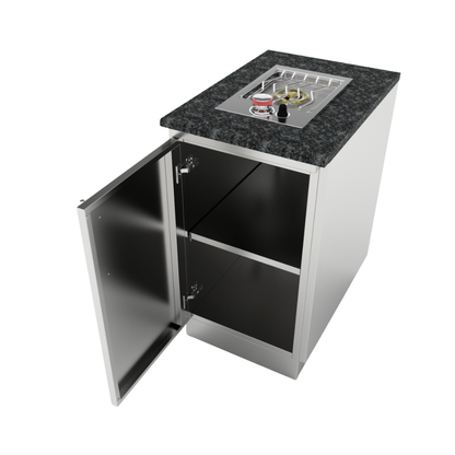 Sunstone Left Swing Door Cabinet with Shelf
