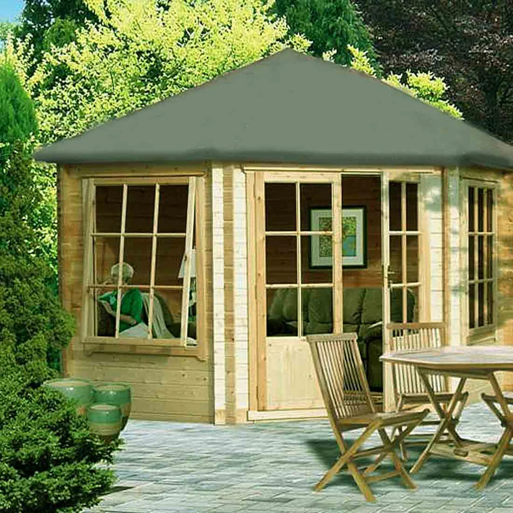 Shire Ardcastle / Belvoir 10x10 Single Door 28mm Log Cabin