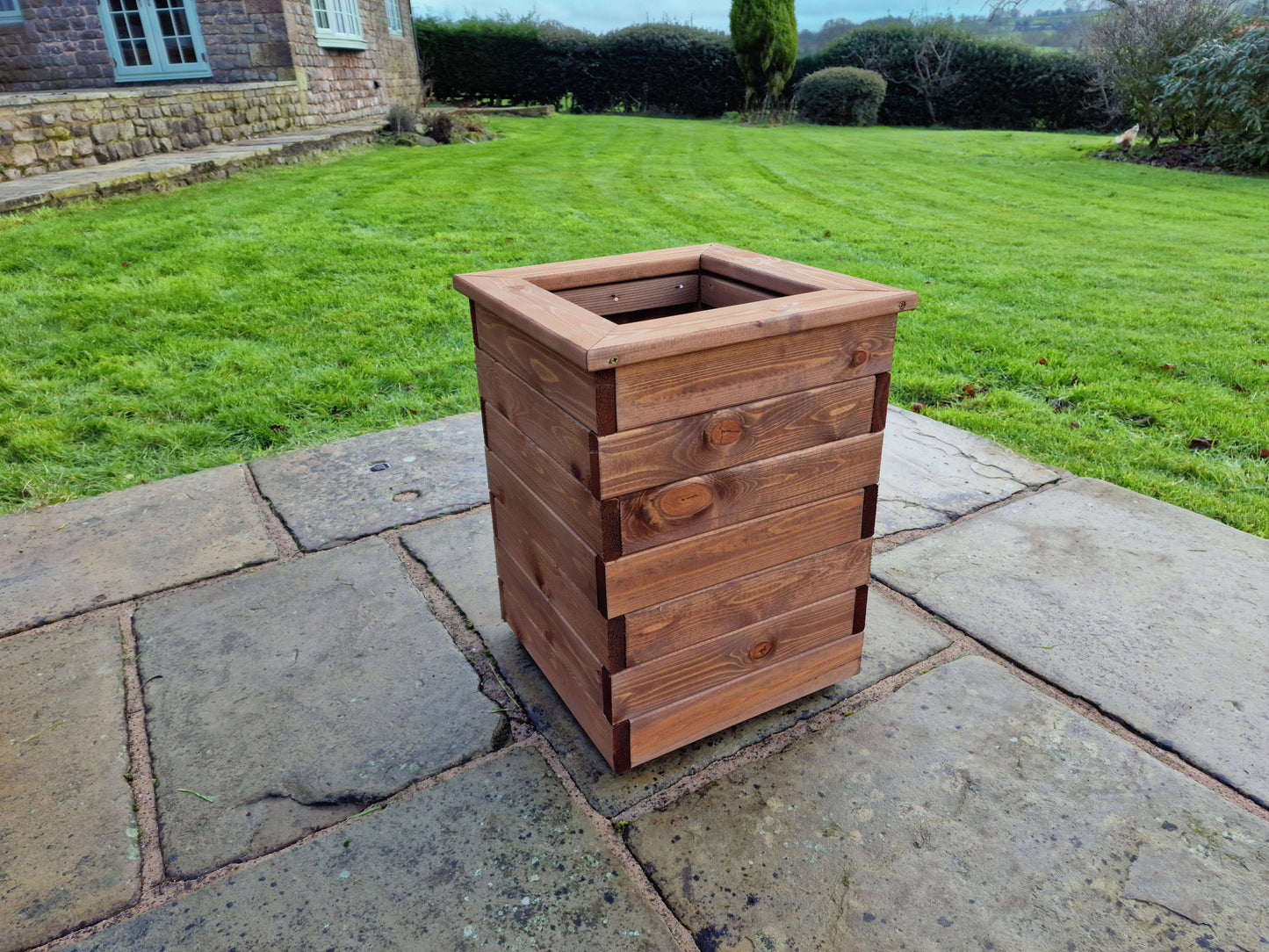 Churnet Valley Tall Square Planter H52 X W39 X D39