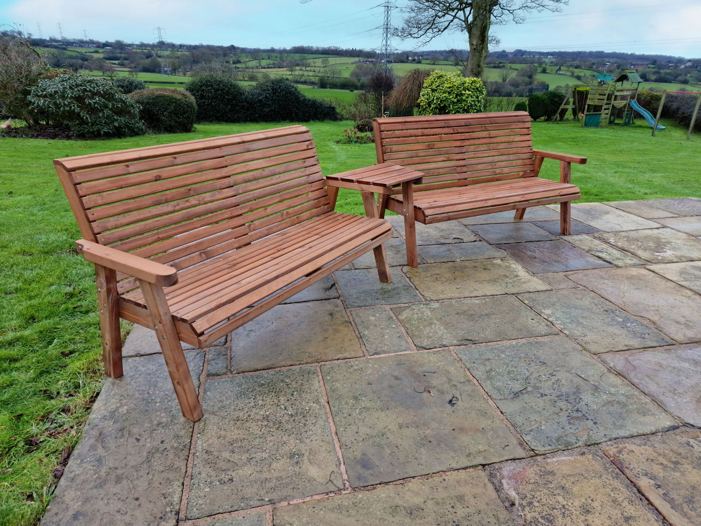 Churnet Valley 6 Seat Set 2x3B Angled Tray