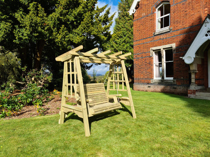 Churnet Valley Pergola Swing Sits 2