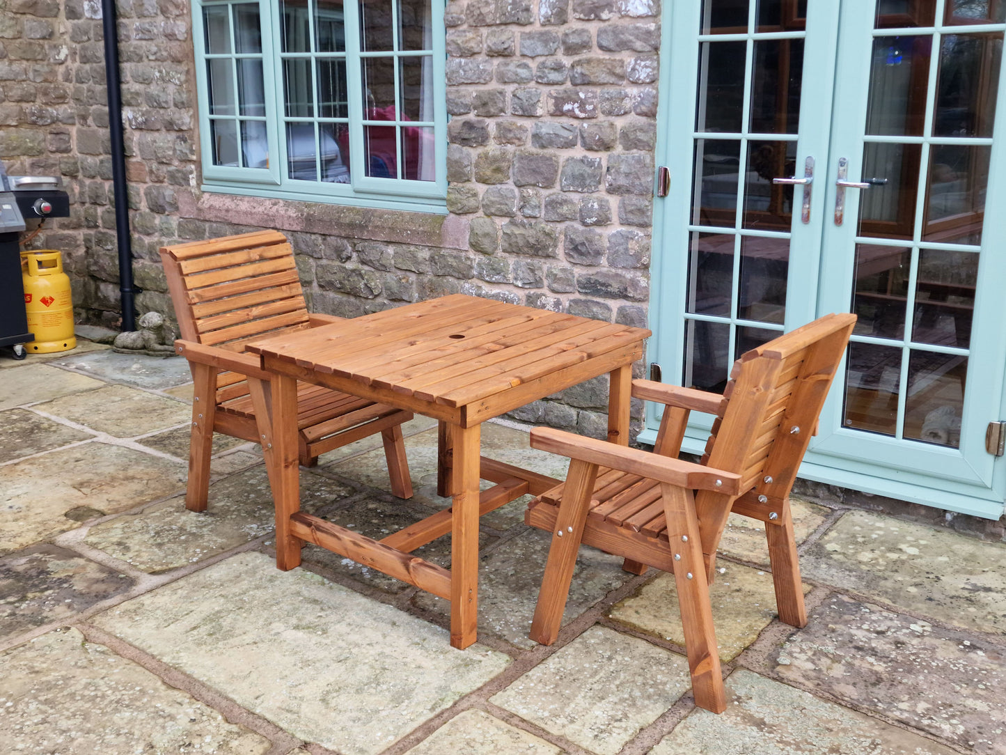 Churnet Valley 2 Seat Bistro Set 2xC 99CM Table