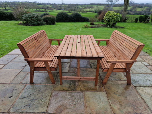 Churnet Valley 6 Seat Set 2x3B 1795 Table