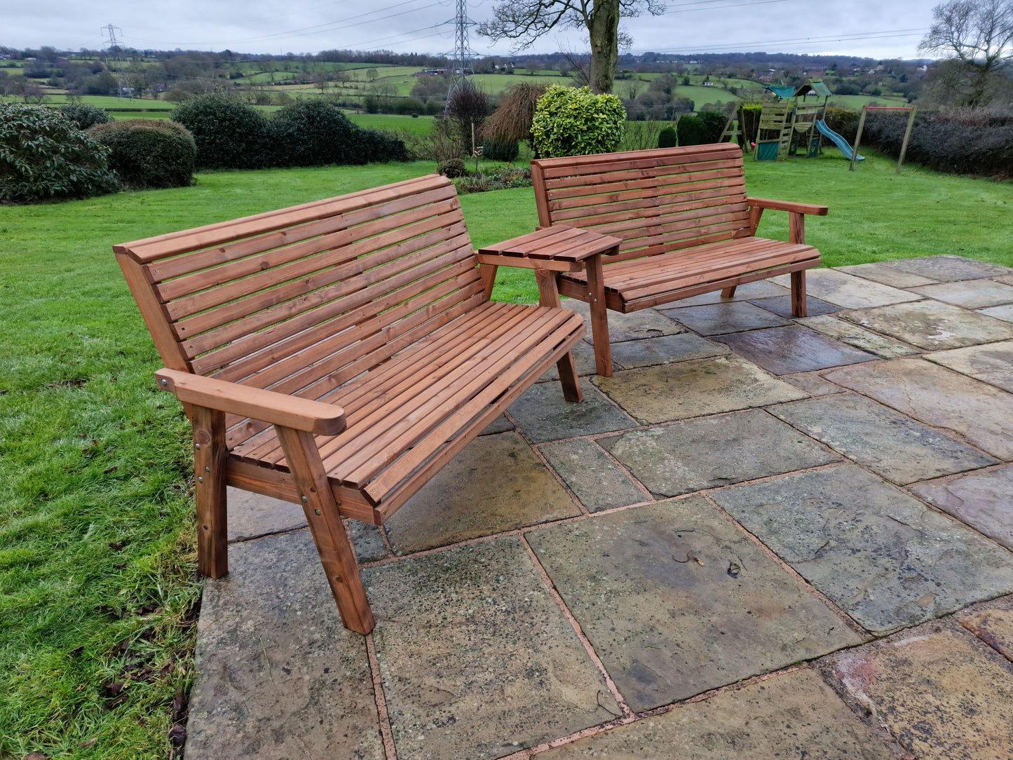 Churnet Valley 6 Seat Set 2x3B Angled Tray