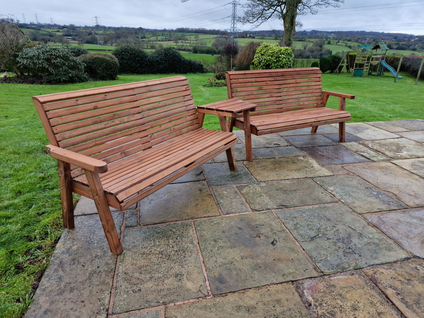 Churnet Valley 6 Seat Set 2x3B Angled Tray