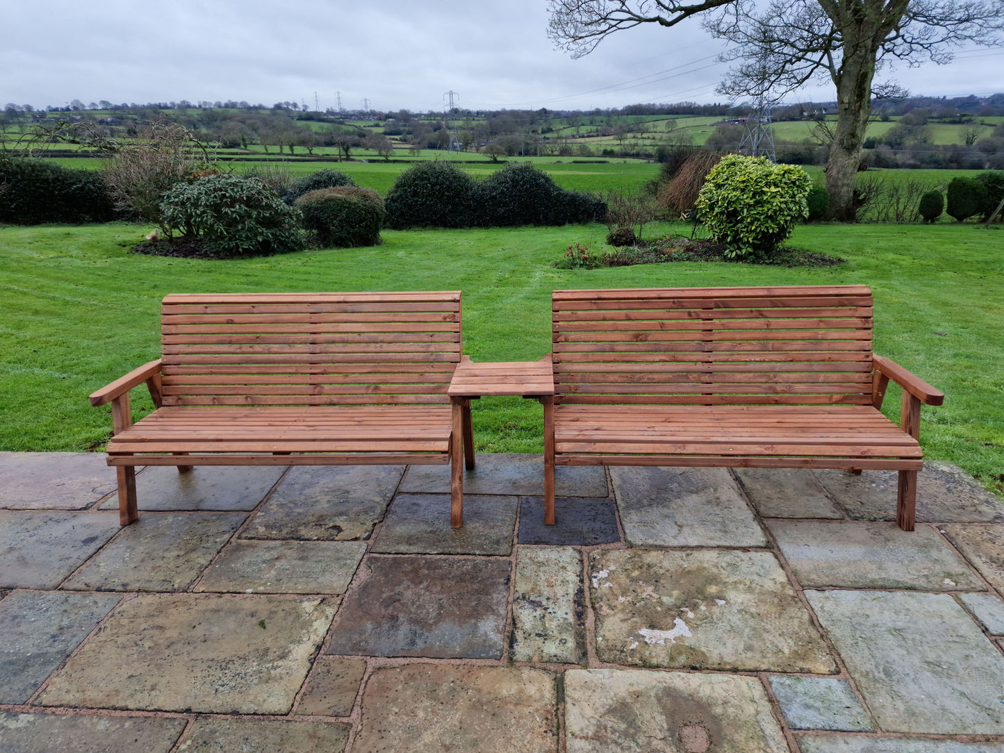 Churnet Valley 6 Seat Set 2x3B Straight Tray