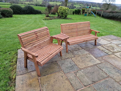 Churnet Valley 5 Seat Set 1x2B 1x3B Angled Tray