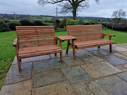 Churnet Valley 5 Seat Set 1x2B 1x3B Straight Tray