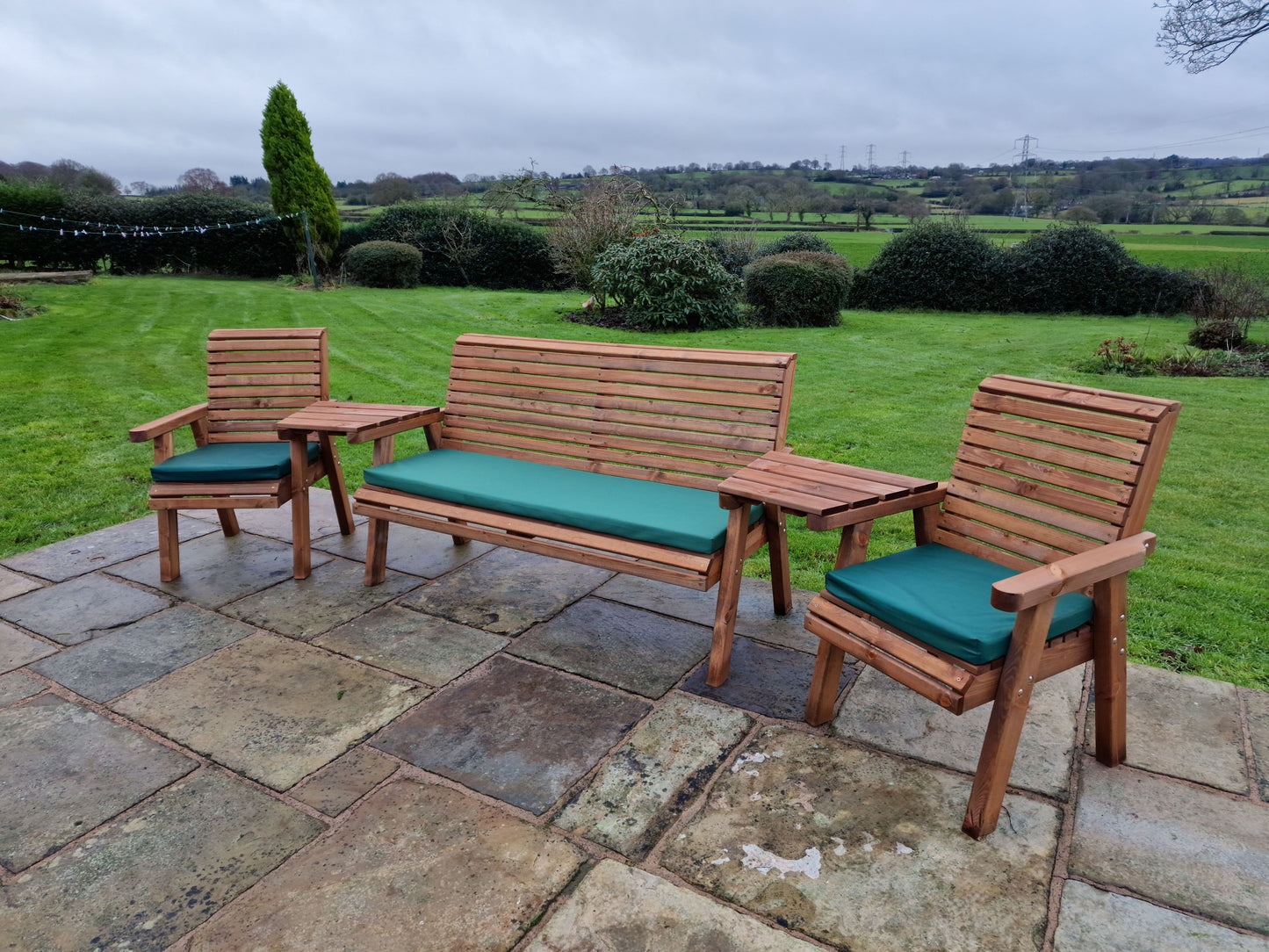 Churnet Valley 5 Seat Set 1x3B 2xC Angled Tray