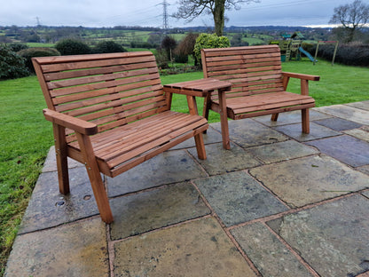 Churnet Valley 4 Seat Set 2x2B Angled Tray