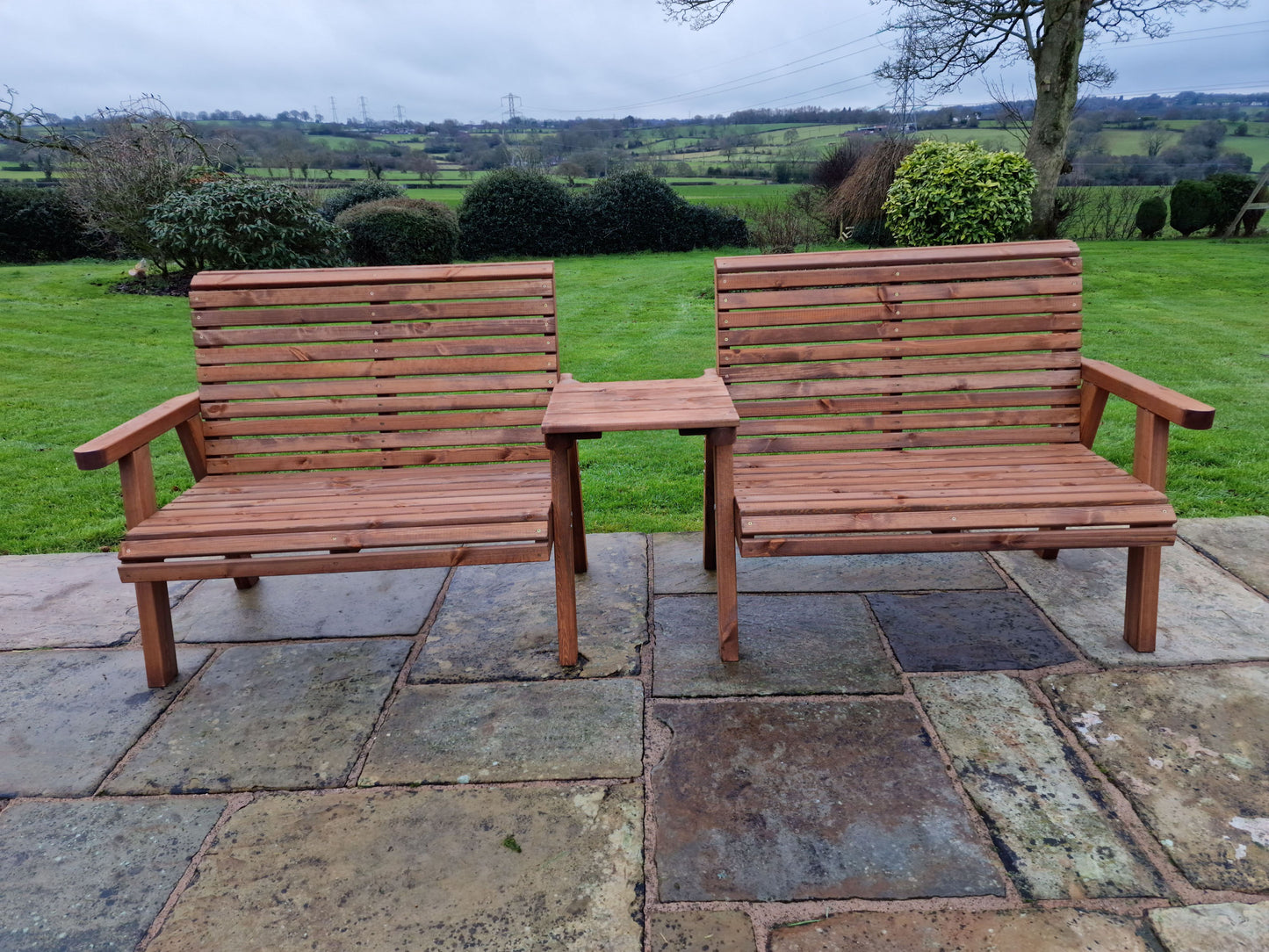 Churnet Valley 4 Seat Set 2x2B Straight Tray