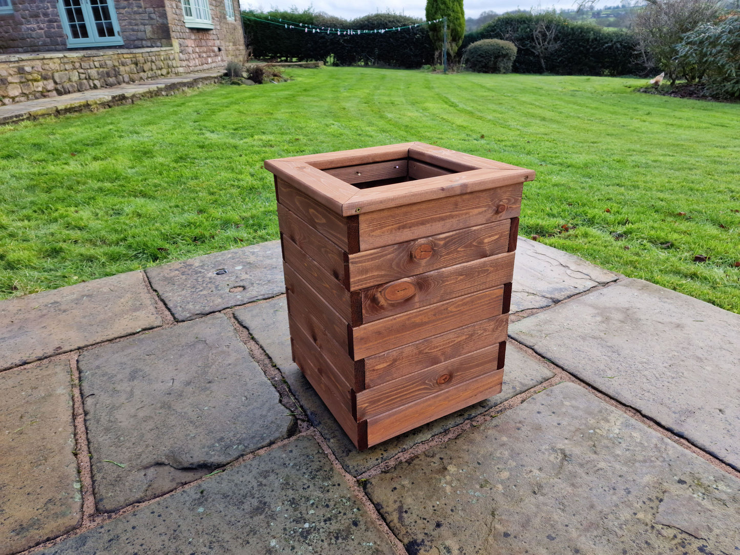 Churnet Valley Tall Square Planter H52 X W39 X D39