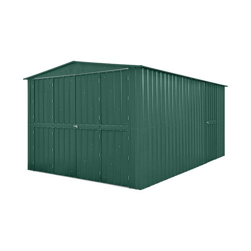 Mercia 10 x 23 Globel Dual Door Workshop Garage - Green