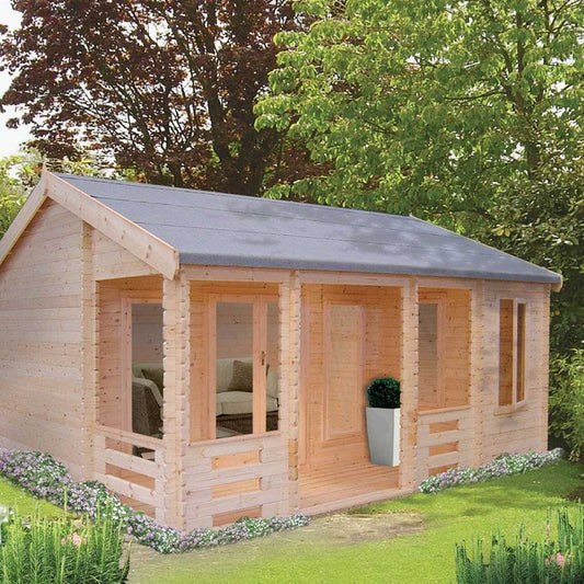 Shire Sherwood 18Gx20 Log Cabin (44mm - 70mm Logs)