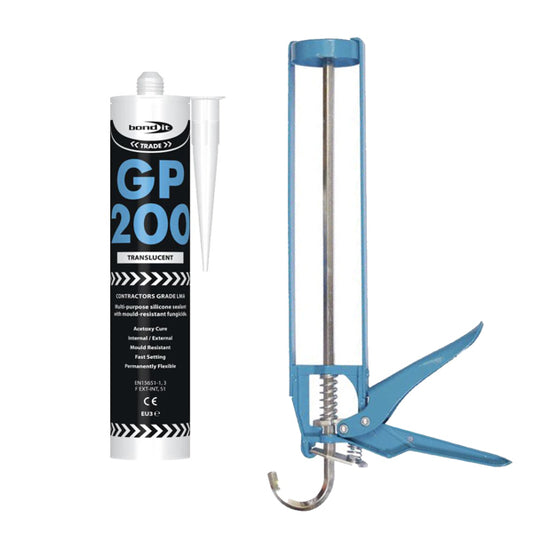 Mercia Silicone Sealant and Sealant Gun