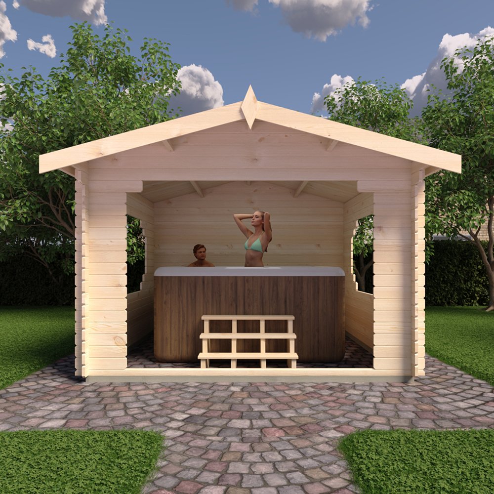 Shire Bere 11x11 Log Cabin (28mm - 70mm Logs)