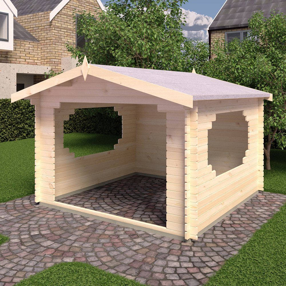 Shire Bere 11x11 Log Cabin (28mm - 70mm Logs)