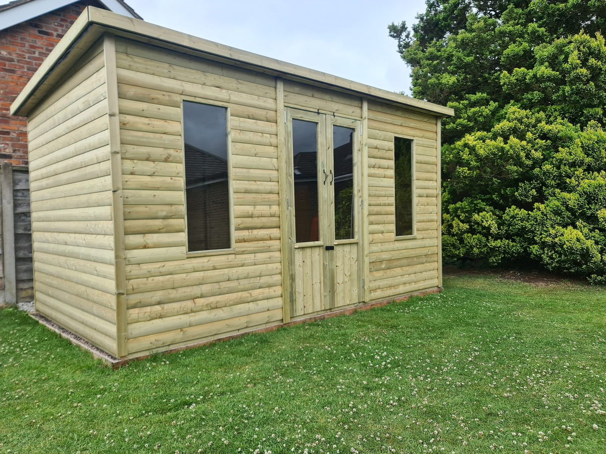 Churnet Valley Bakewell 12X10 Summerhouse (Pent Roof)