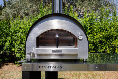 Fontana Margherita Stainless Steel Build In Gas Pizza Oven
