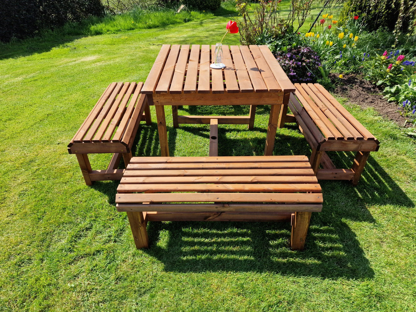 Churnet Valley Contemporary Table And Bench Set - SITS 8