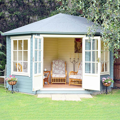 Shire Ardcastle / Belvoir 10x10 Single Door 28mm Log Cabin