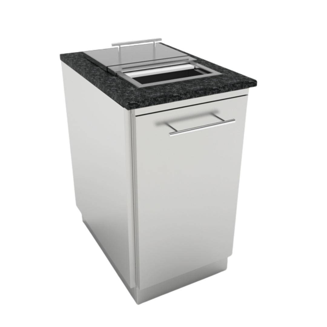 Stainless Steel Trash Drawer Cabinet