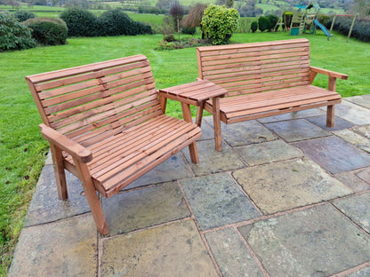 Churnet Valley 5 Seat Set 1x2B 1x3B Angled Tray