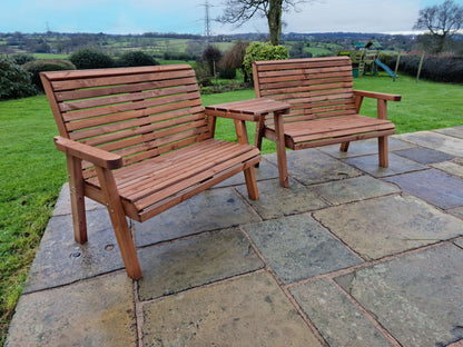 Churnet Valley 4 Seat Set 2x2B Angled Tray