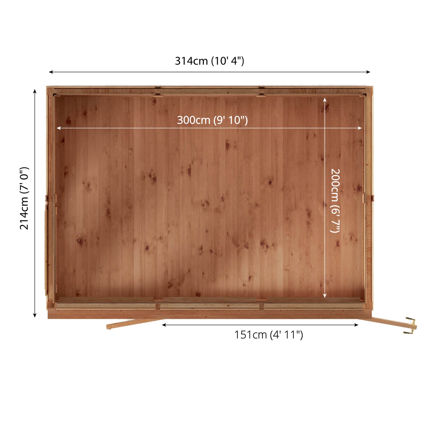 Mercia 3m x 2m(D) Self Build Insulated Garden Room