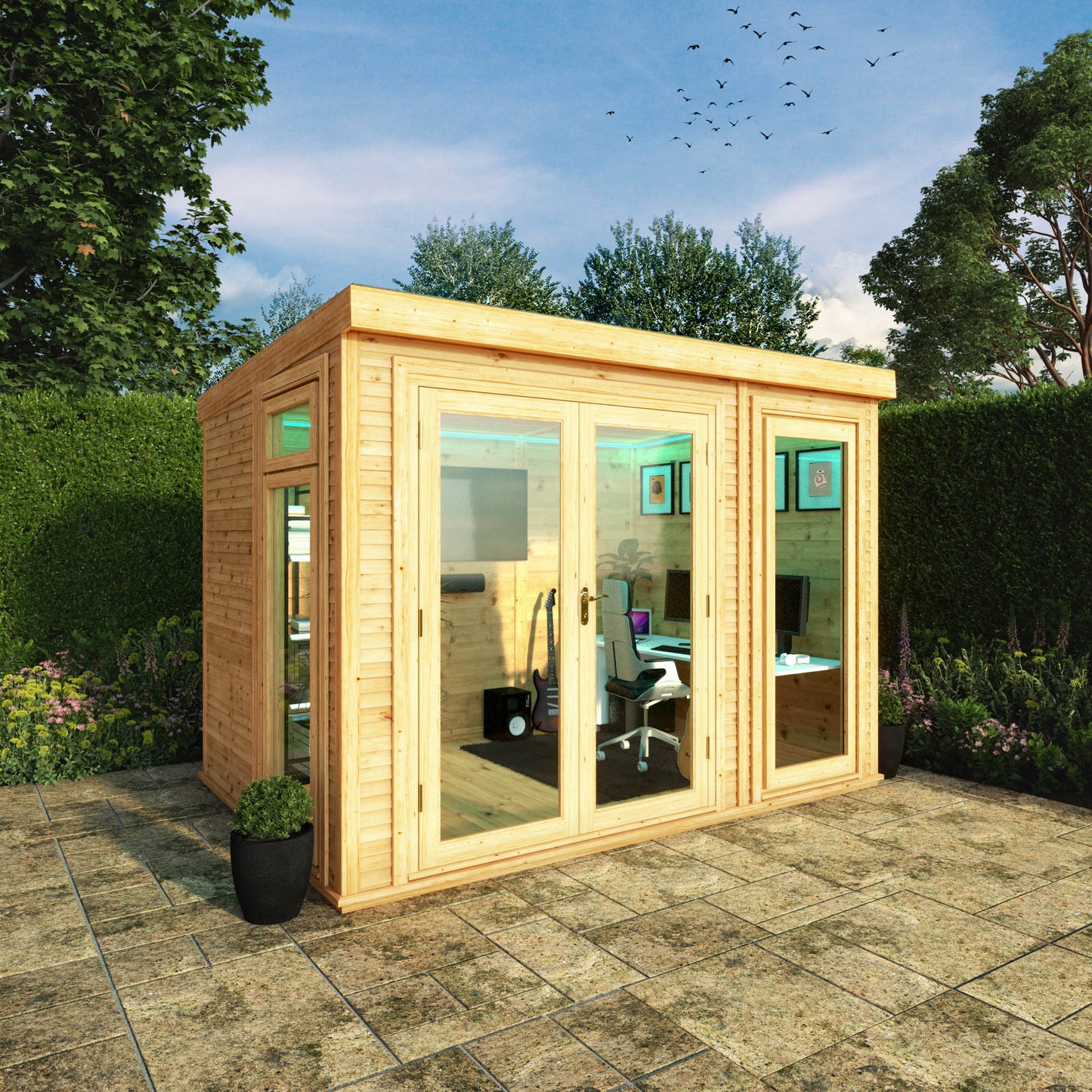 Mercia 3m x 2m(D) Self Build Insulated Garden Room