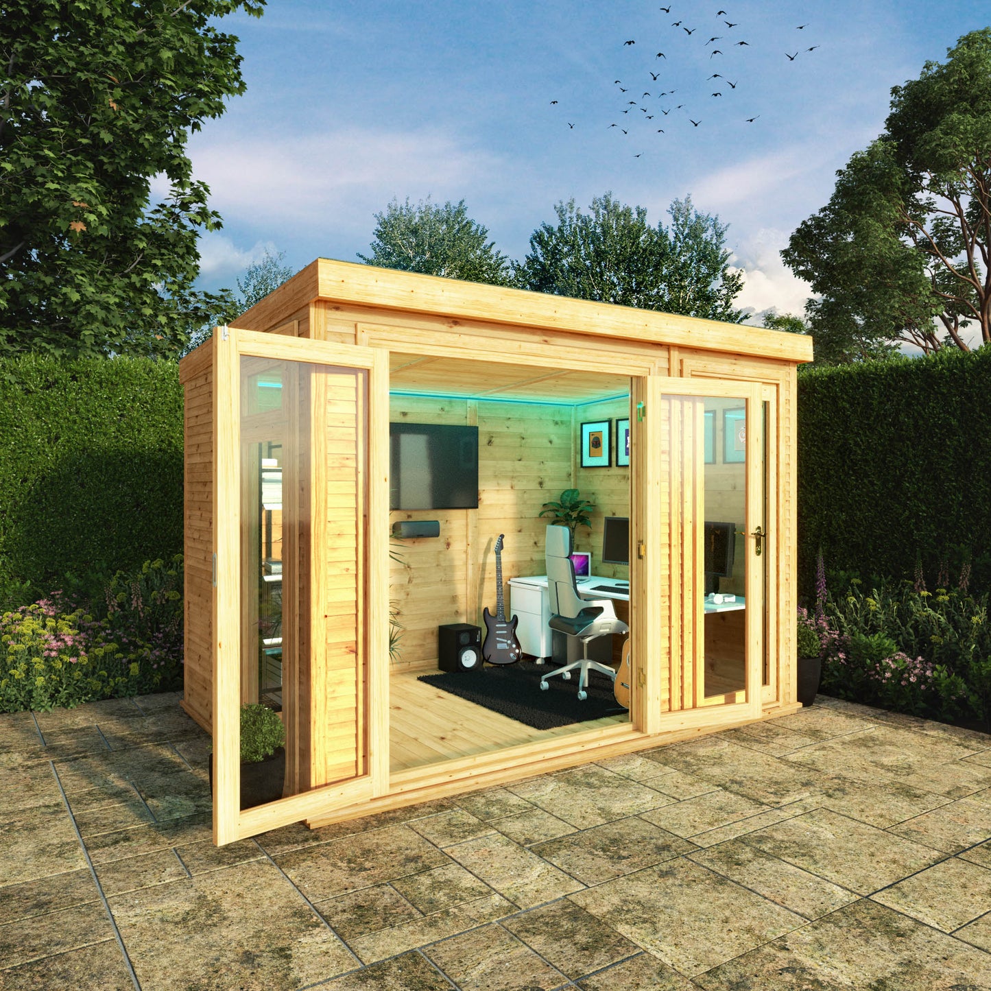 Mercia 3m x 2m(D) Self Build Insulated Garden Room