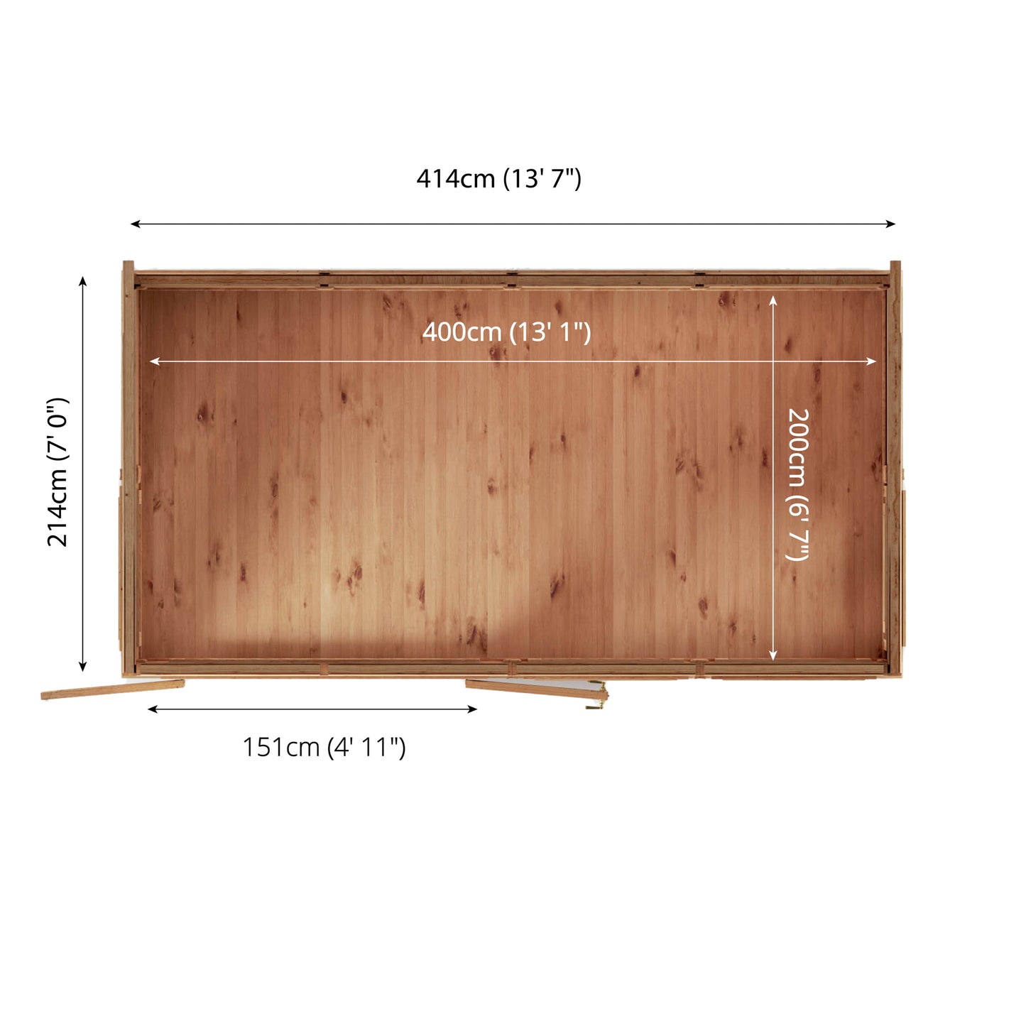 Mercia 4m x 2m(D) Self Build Insulated Garden Room