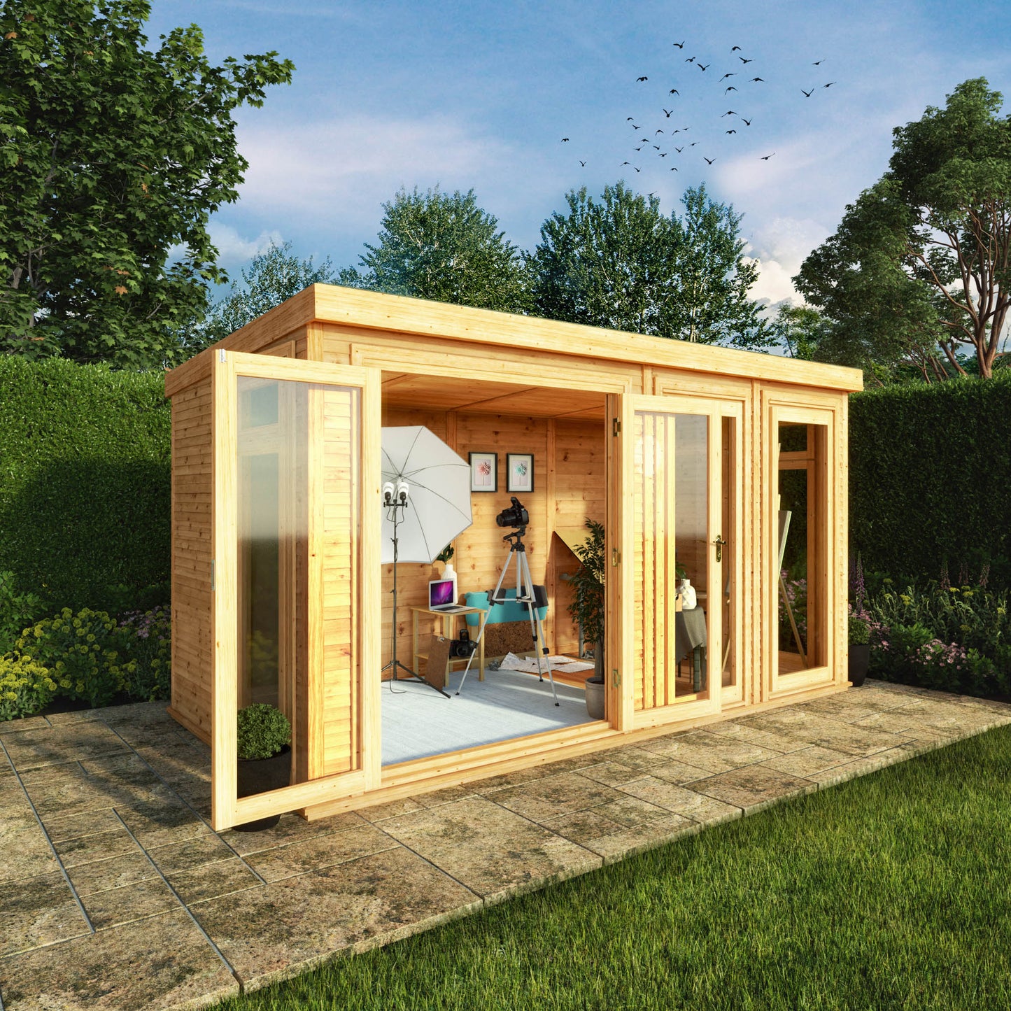 Mercia 4m x 2m(D) Self Build Insulated Garden Room