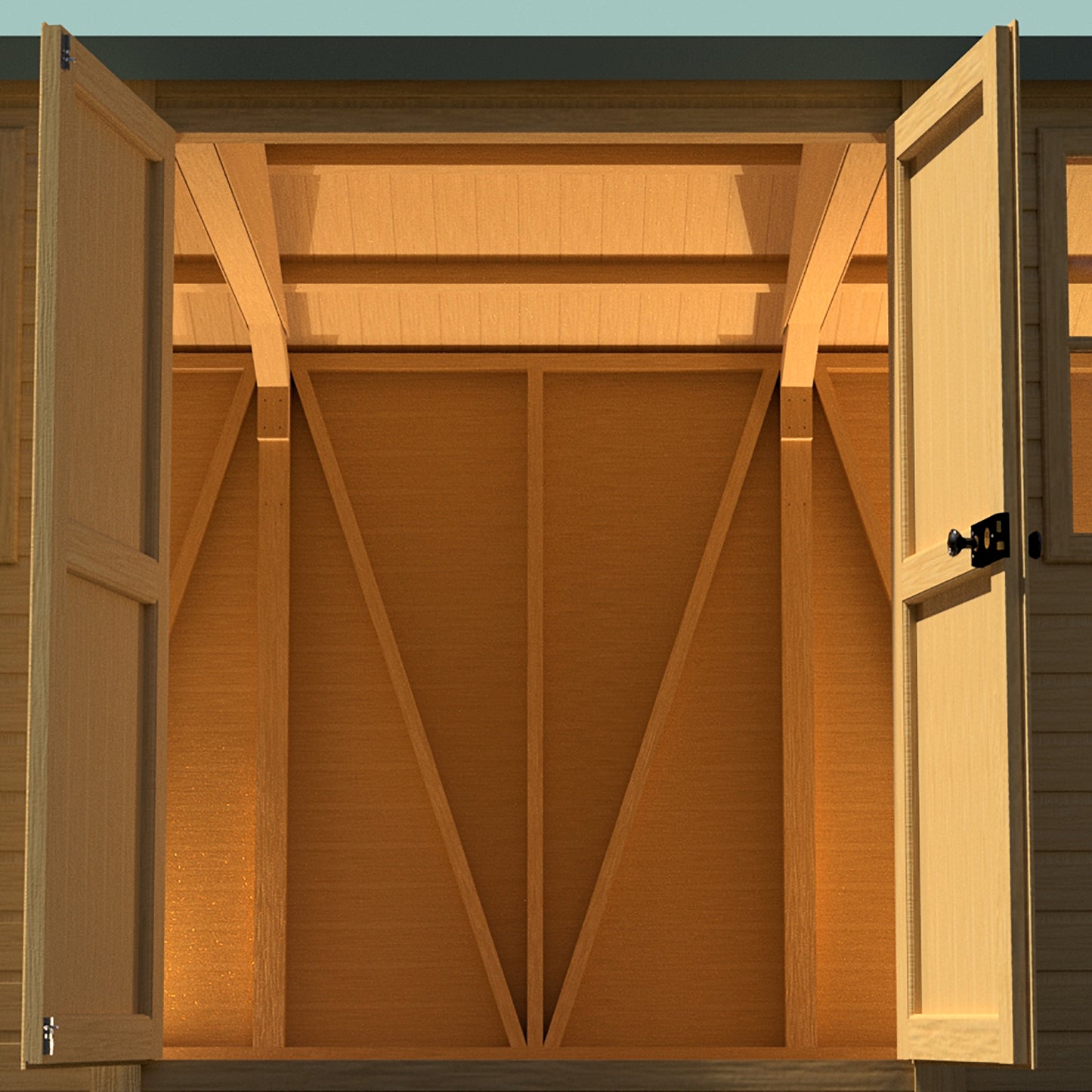 Shire Mammoth 10x15 Double Door Loglap