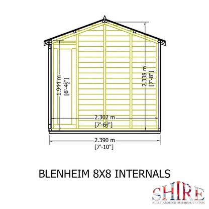 Shire Blenheim 8x8 Shiplap