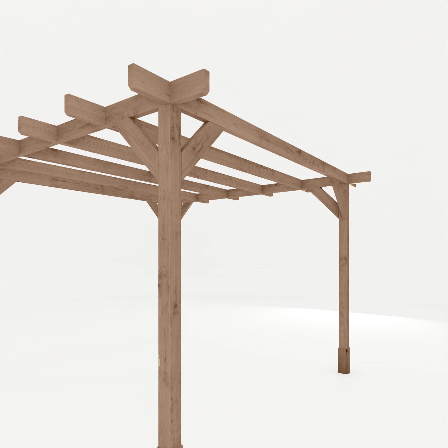 Mercia Trent 3m x 3m Pressure Treated Pergola