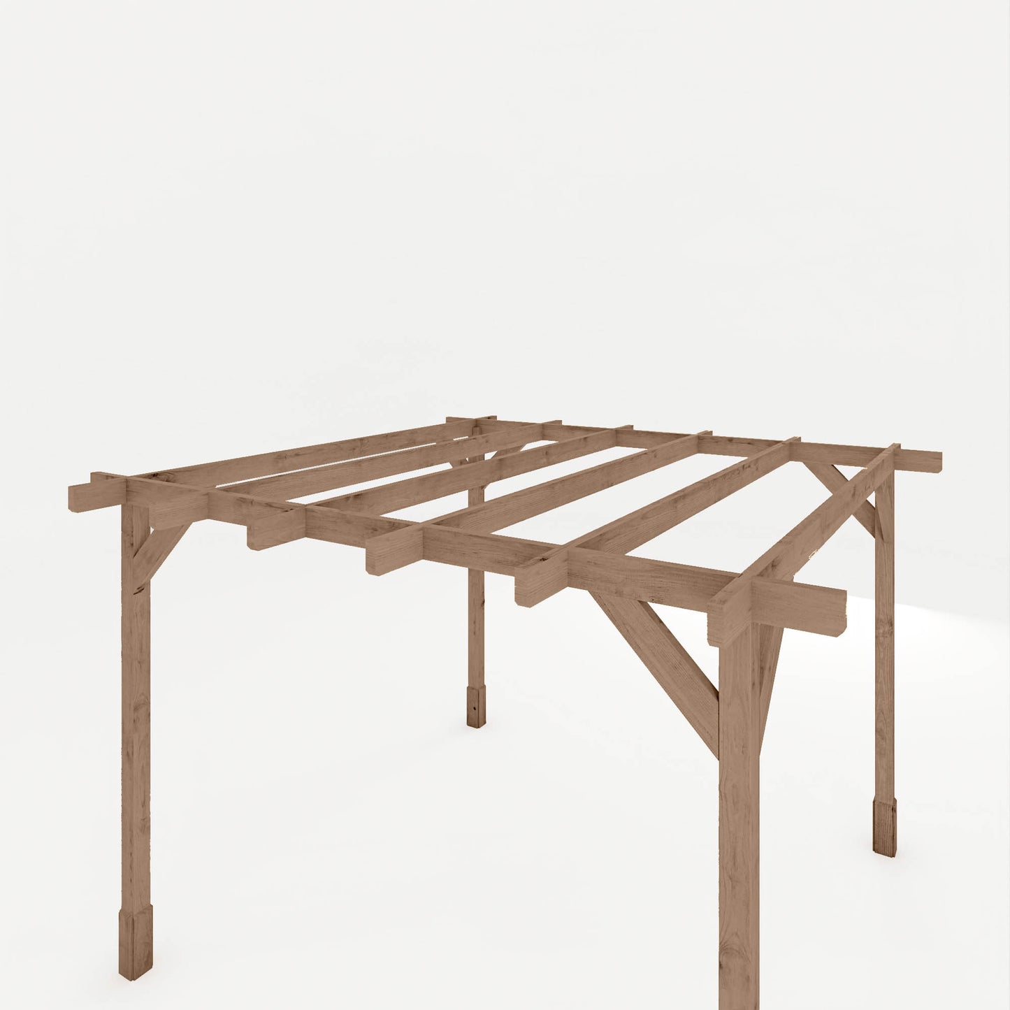 Mercia Trent 3m x 3m Pressure Treated Pergola