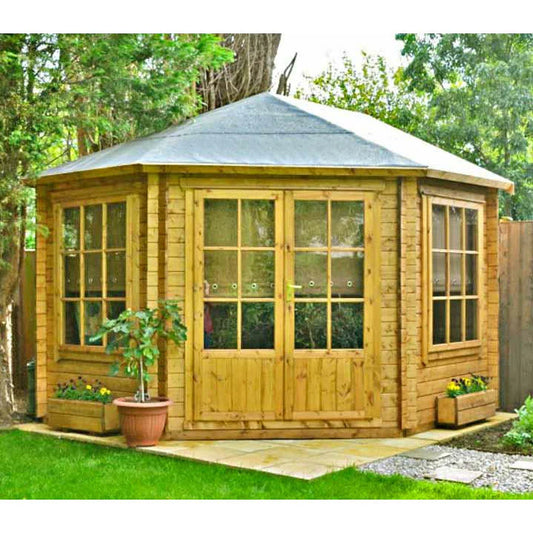 Shire Ardcastle / Belvoir 10x10 Single Door 28mm Log Cabin