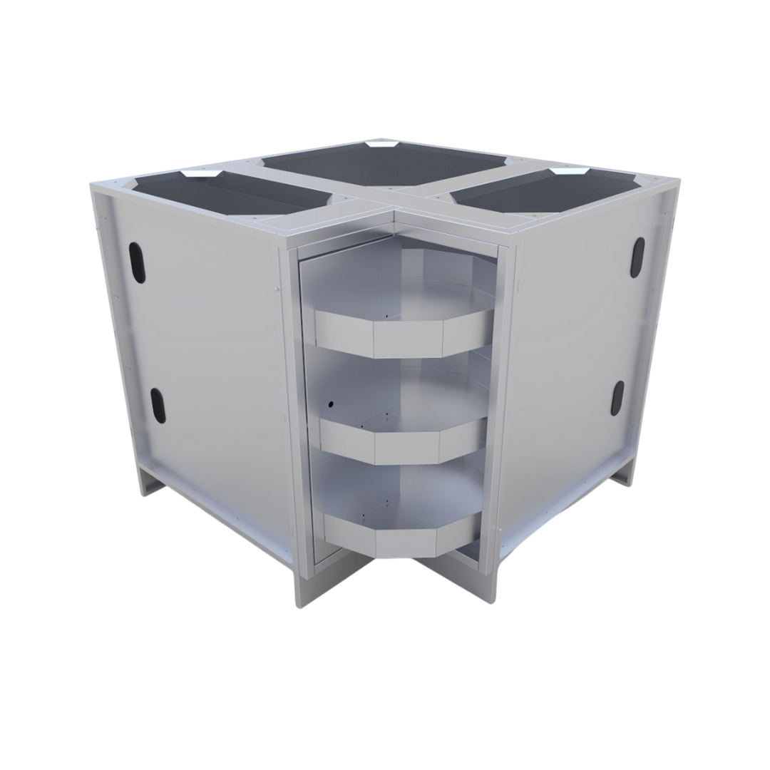 Sunstone Stainless Steel Corner Cabinet