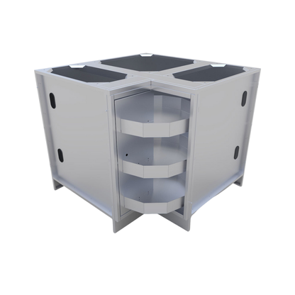 Sunstone Stainless Steel Corner Cabinet