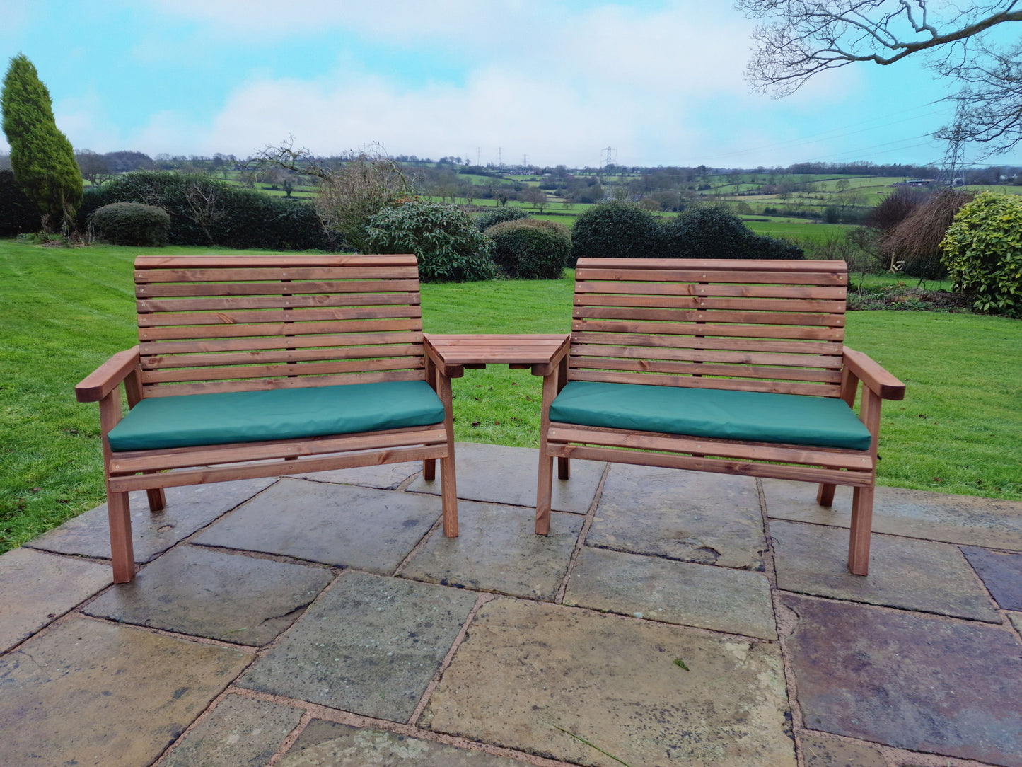 Churnet Valley 4 Seat Set 2x2B Angled Tray