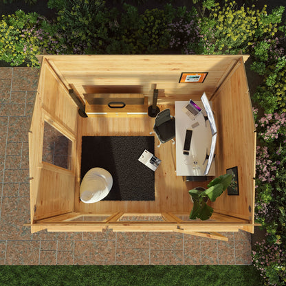 Mercia 3m x 2.5m Reverse Apex Log Cabin - 19mm