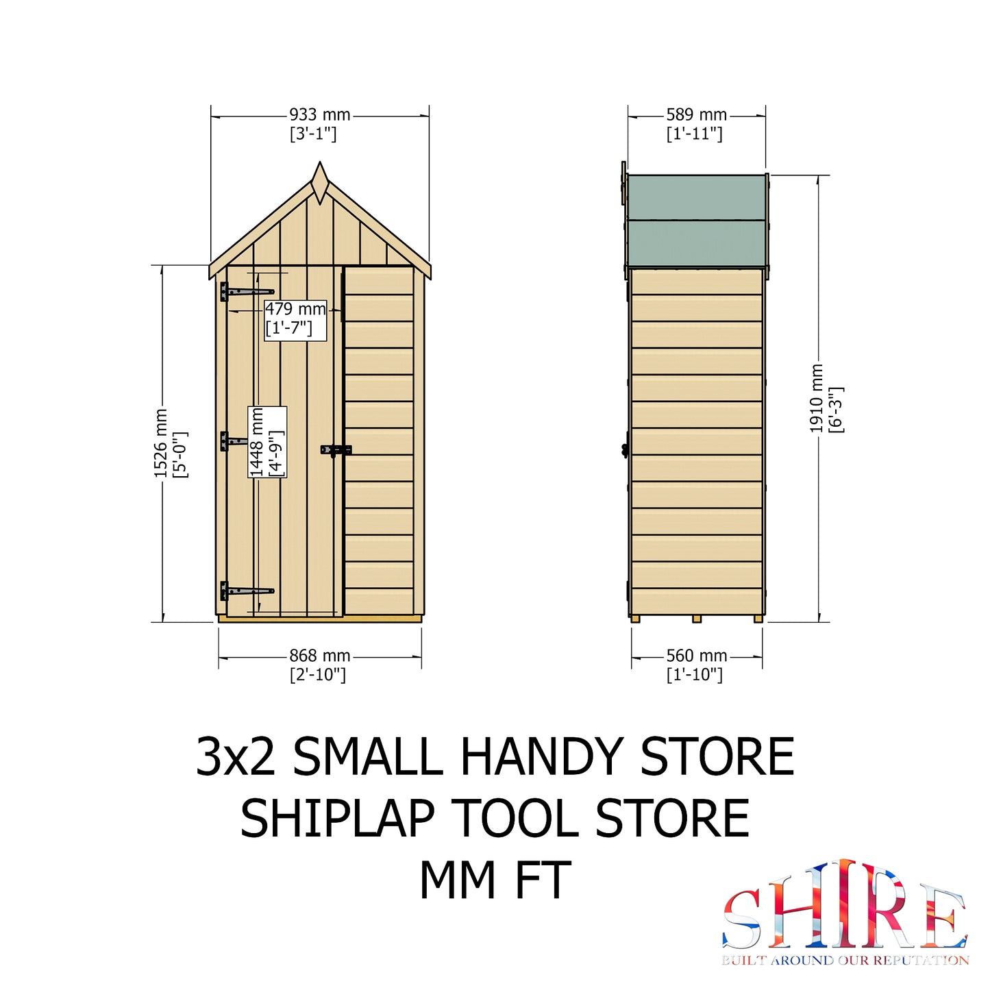 Shire Handy Store 3x2 Shiplap