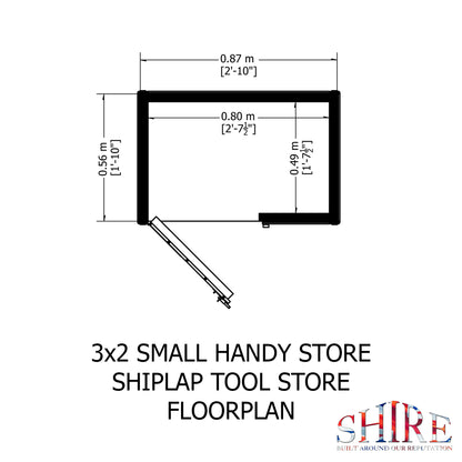 Shire Handy Store 3x2 Shiplap